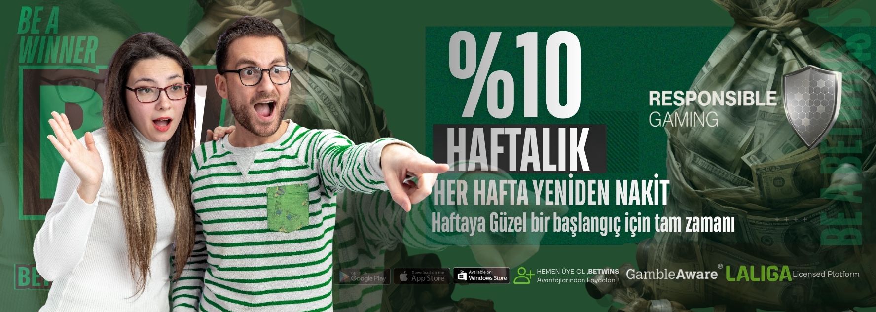 BETWİNS HAFTALIK %10 CASHBACK